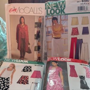 8-18 & L-XL Womens Sewing Patterns-4 Pcs.